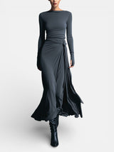 Naiara ❘ Maxi dress with side knot