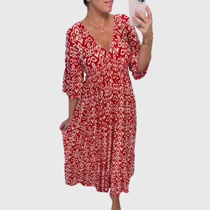 Selene | Bohemian Midi Dress