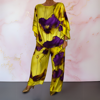 Monique | Satin Two-Piece Set