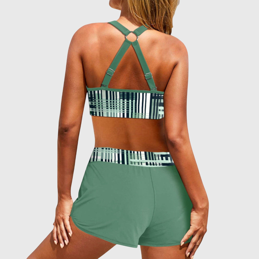 Janelle - Ribbed High-Waisted Bikini