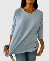 Megan™ | Elegant Crew Top