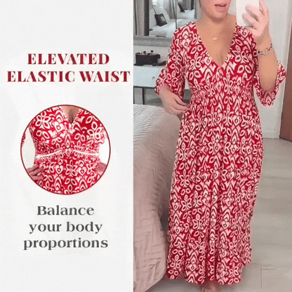 Selene | Bohemian Midi Dress