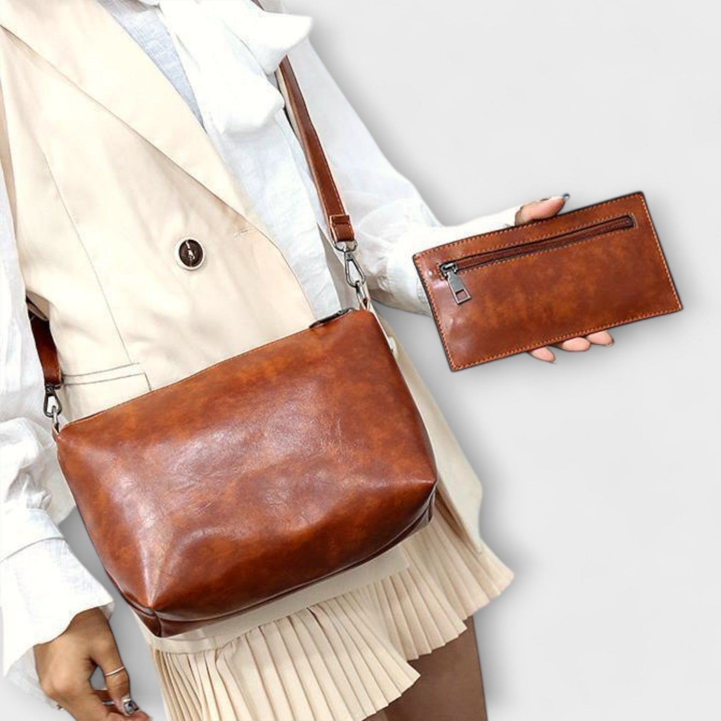 Olivia - 4-Piece Vintage Bag Set