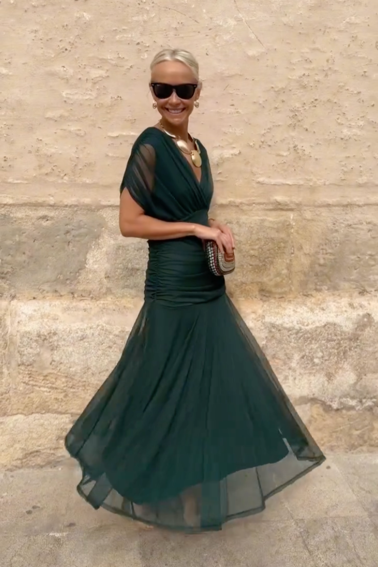 Vestido Luisa Escote en V