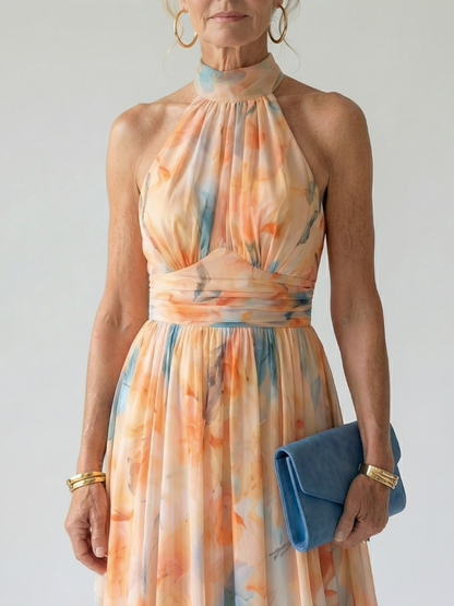 Stella & Grace™ | Soft Halter Midi Dress