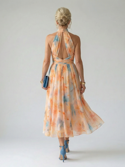 Stella & Grace™ | Soft Halter Midi Dress
