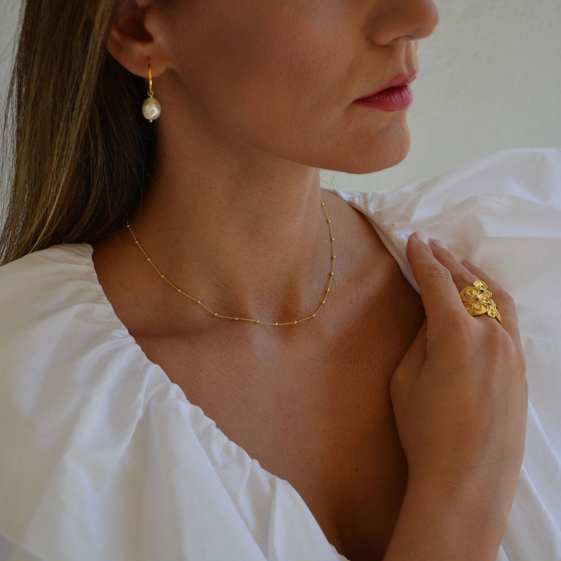 Jaurelynn | Necklace 18K Gold