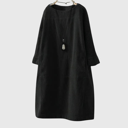 Grace | Relaxed Corduroy Midi Dress