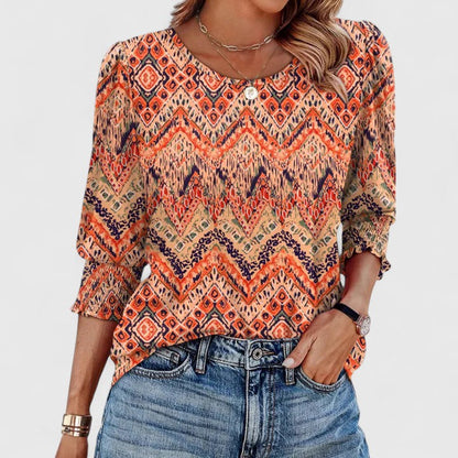 Solara | Elegant Smocked Top