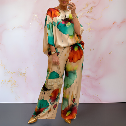 Monique | Satin Two-Piece Set