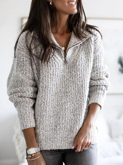 Margo | Soft Zip Comfort Sweater