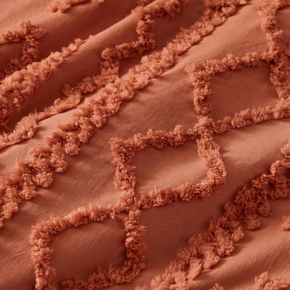 The Deluxe Boho Tufted Comforter Set - Caramel