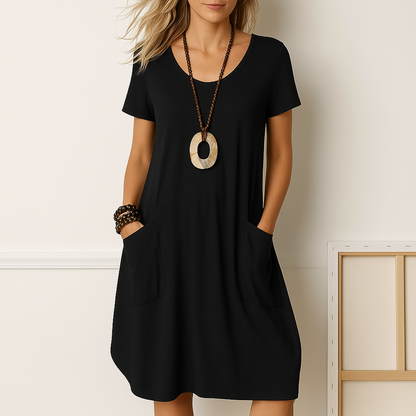 Sophie | Elegant Dress with Subtle Tummy Coverage