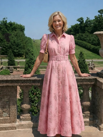 Stella & Grace™ | Belted Floral Maxi Dress