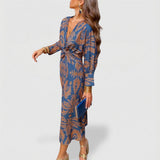 Violet | Women’s Wedding Guest A-Line Maxi Dress