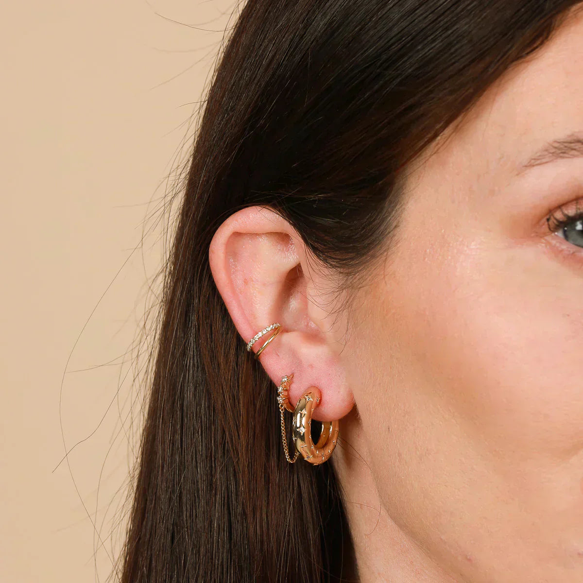 Florenzia | Star Earrings 18k Gold
