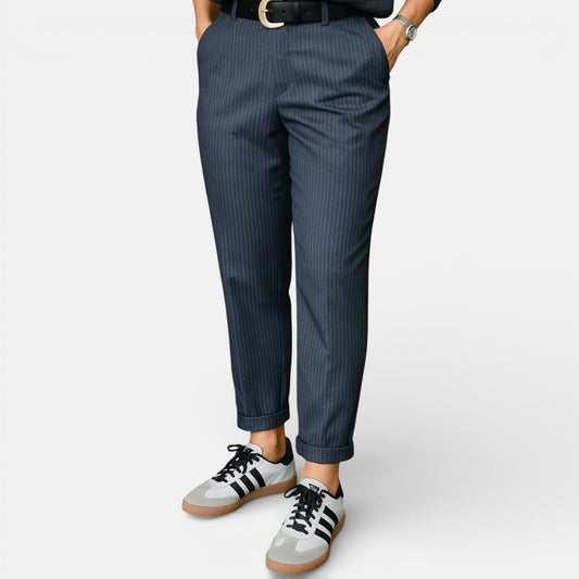 MATHILDA | ELEGANT, FIGURE-FLATTERING PANTS WITH STRIPES