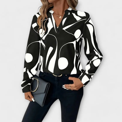 Lara™ Elegant Blouse With Design
