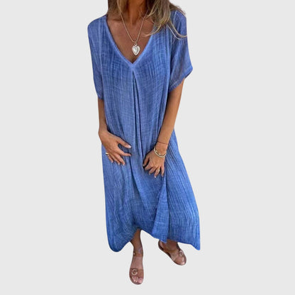 Fiona™ – Elegant Lightweight V-Neck Dress