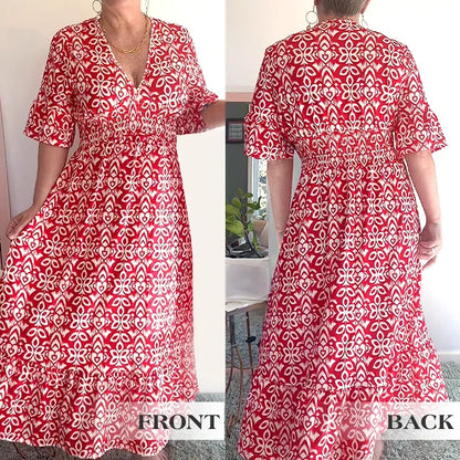 Selene | Bohemian Midi Dress
