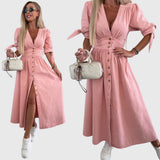 Sophia™ | Elegant Denim Dress