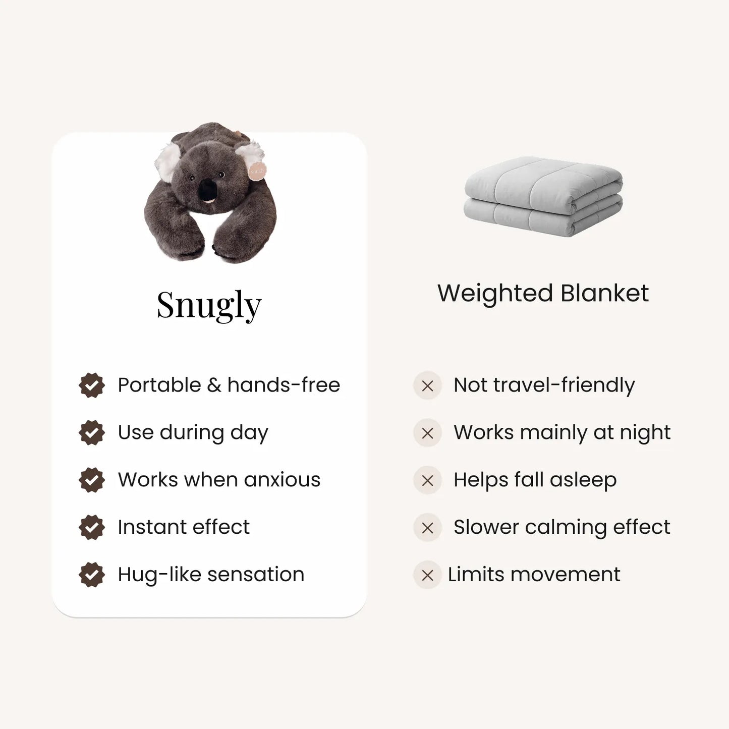 Snugly - Weighted Stuffed Friends
